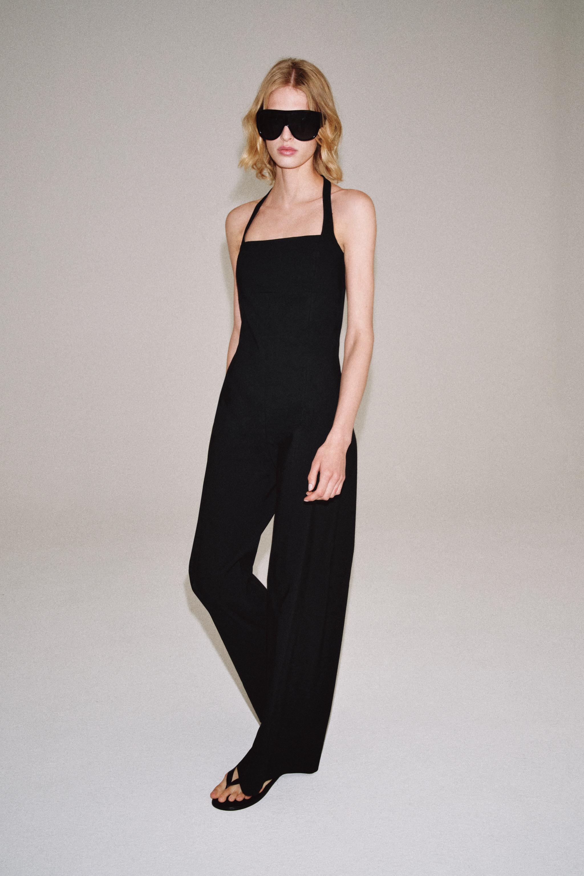 ZW COLLECTION HALTER NECK JUMPSUIT
